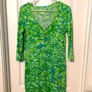 Lilly Pulitzer Palmetto V-neck T-shirt dress